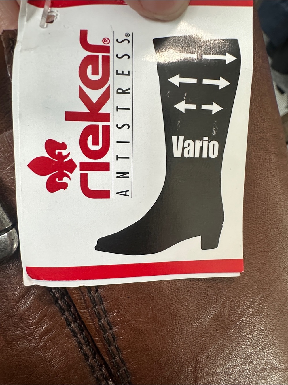 🦊 NWT Rieker Leather Moto Boots - Picture 6 of 7